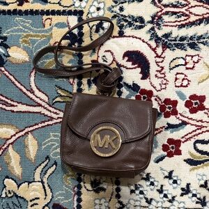 Michael Kors Dark Brown Crossbody Bag